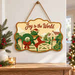 Wreath country joy paint by numbers door hanger as indoor wall decor