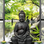 Zen buddha by the window paint by numbers kit for beginners